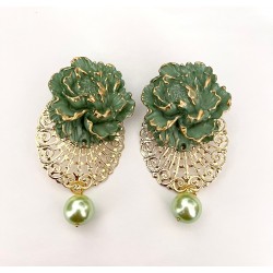 PENDIENTES BASILEA VERDE