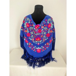 MANTONCILLO ZARZUELA AZUL PAVO