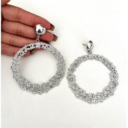 PENDIENTES PLUTON PLATA