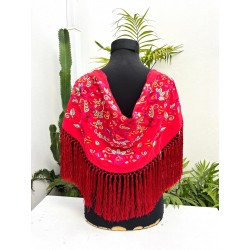 MANTONCILLO ZARZUELA ROJO NIÑA