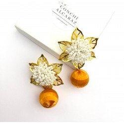 PENDIENTES ARCOS NARANJA