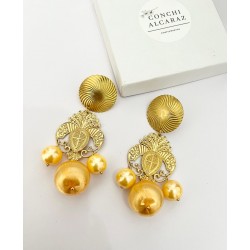 PENDIENTES ABBY VAINILLA