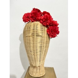 CORONA CLAVELLINAS LOLITA ROJA