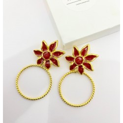 PENDIENTES VITORIA BURDEOS