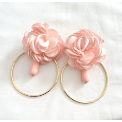 PENDIENTES BRUNA MAXI ROSA...