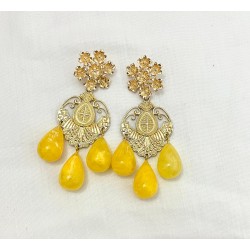 PENDIENTES SILVANA AMARILLO