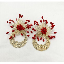 PENDIENTES GIULIA ROJO