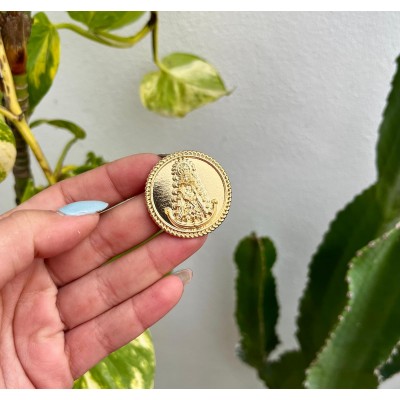 BROCHE VIRGEN REDONDO