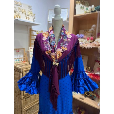 TRAJE CANASTERO JALEO AZUL...