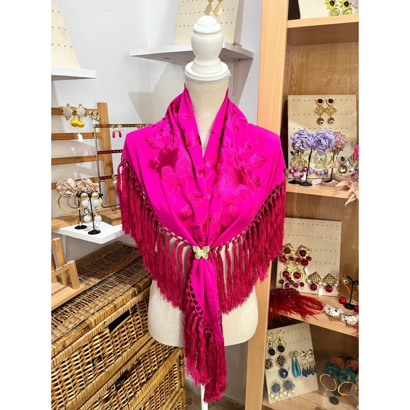 MANTONCILLO TOVAR FUCSIA BUGAVILLA AL TONO