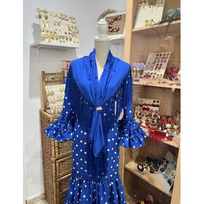 TRAJE CANASTERO JALEO AZUL...