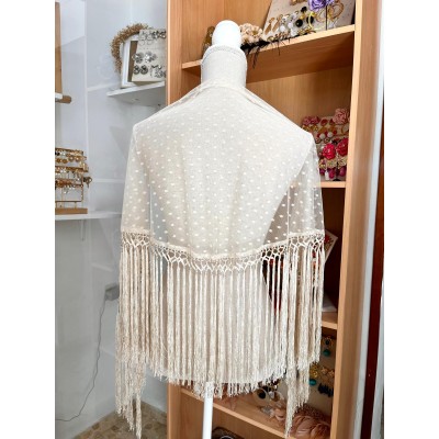 MANTONCILLO PLUMETI BEIGE