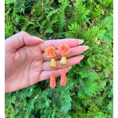 PENDIENTES MINA MANDARINA