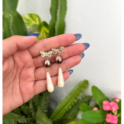 PENDIENTES LAGRIMA MARIPOSA...