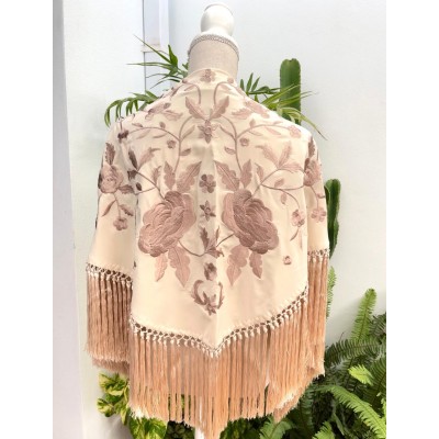 MANTONCILLO ADRA BEIGE BICOLOR