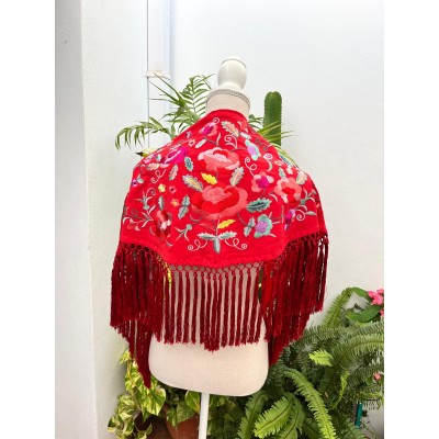 MANTONCILLO BALI ROJO NIÑA