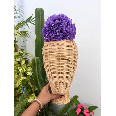RAMILLETE CLAVEL MALVA OSCURO