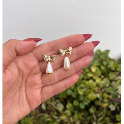 PENDIENTES LAGRIMA MARIPOSA...