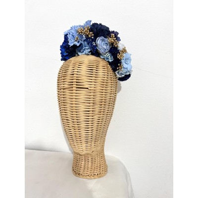 CORONA BICOLOR AZUL