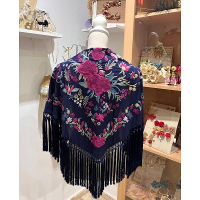 MANTONCILLO BORMUJOS AZUL...