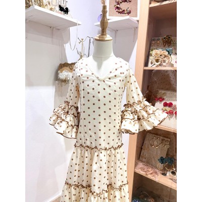 TRAJE CANASTERO JALEO BEIGE...