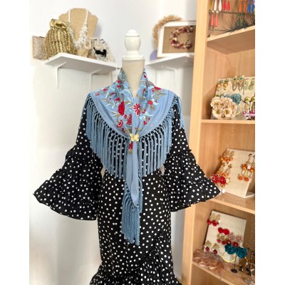 TRAJE FANDANGO NEGRO LUNAR...