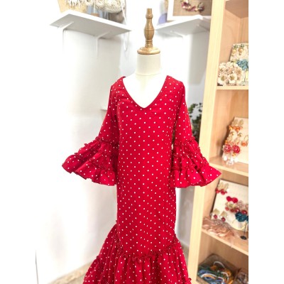 TRAJE CANASTERO JALEO ROJO...