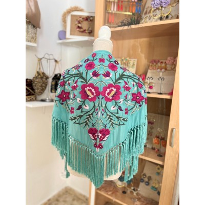 MANTONCILLO MONTIJO VERDE AGUA