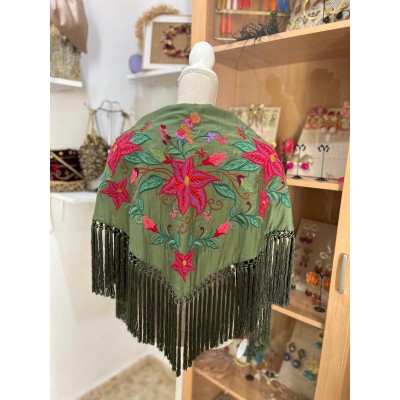 MANTONCILLO NEPAL VERDE CAQUI