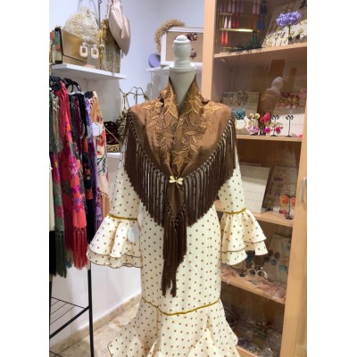 TRAJE PODERIO BEIGE CON...