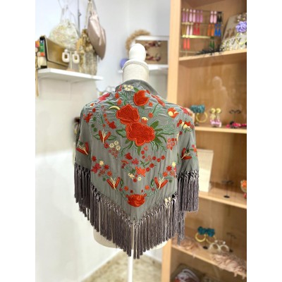 MANTOCILLO BORMUJOS GRIS...