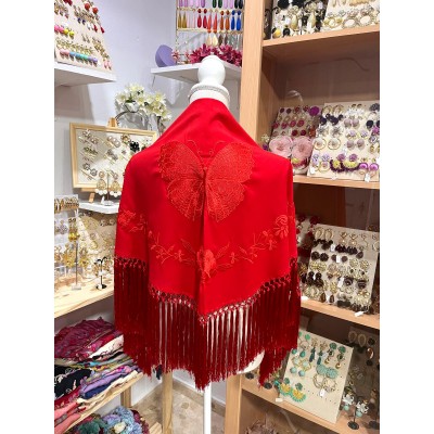 MANTONCILLO MARIPOSA ROJO