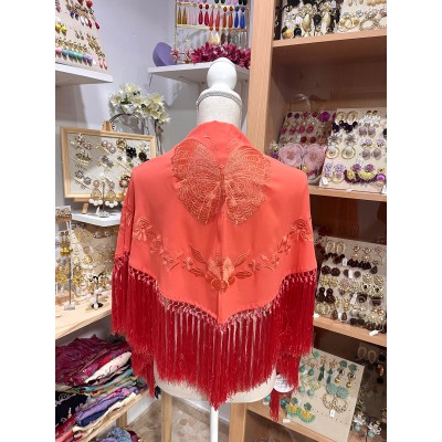 MANTONCILLO MARIPOSA CORAL