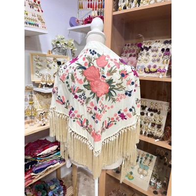 MANTONCILLO BORMUJOS BEIGE...