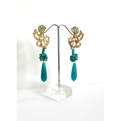 PENDIENTES ALINA AGUAMARINA