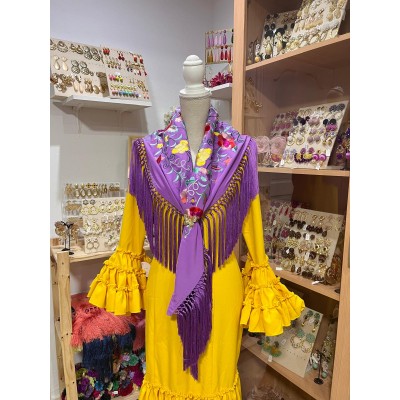 TRAJE CANASTERO JALEO AMARILLO