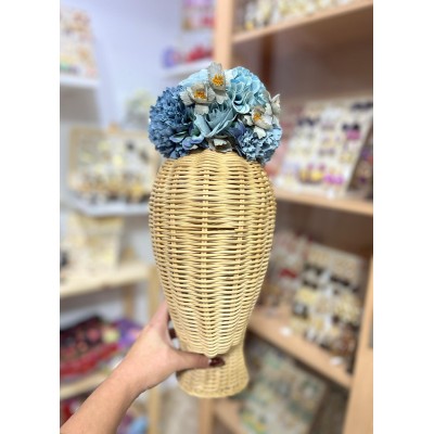 RAMILLETE AZUL EMPOLVADO