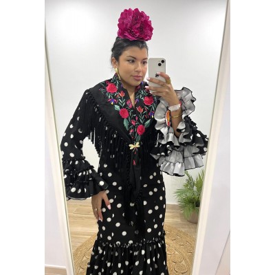 TRAJE CANASTERO JALEO NEGRO...