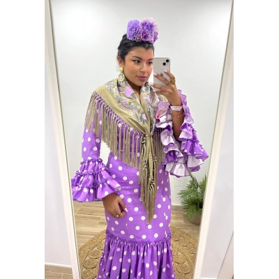 TRAJE CANASTERO JALEO MALVA...