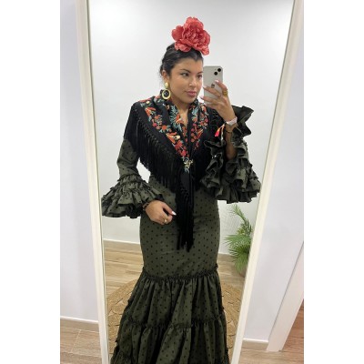 TRAJE CANASTERO JALEO VERDE...