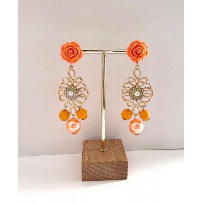 PENDIENTES MATTY MANDARINA