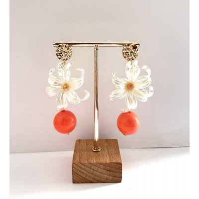 PENDIENTES UMBRA CORAL