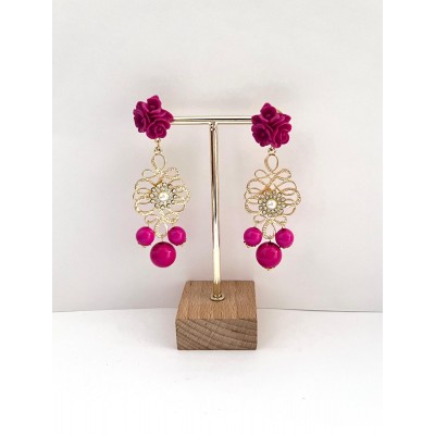 PENDIENTES MATTY BUGANVILLA