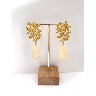 PENDIENTES BRAVA BEIGE