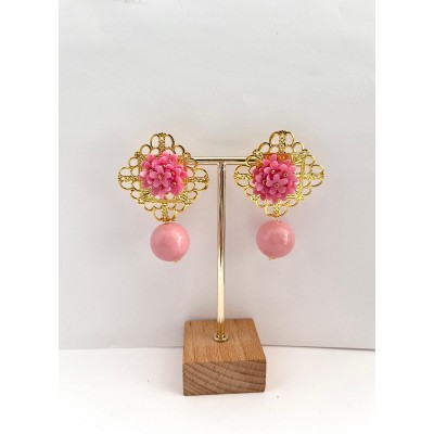 PENDIENTES NOIR ROSA