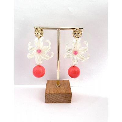 PENDIENTES UMBRA CORAL ROSA