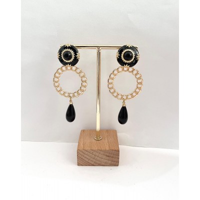 PENDIENTES RUELA NEGRO
