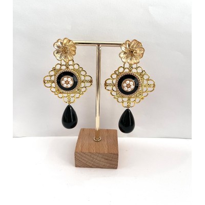 PENDIENTES CELIA NEGRO