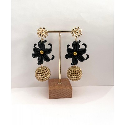 PENDIENTES IMPERIAL NEGRO