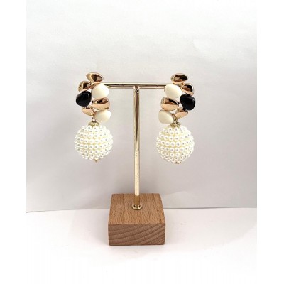 PENDIENTES ARISTA NEGRO